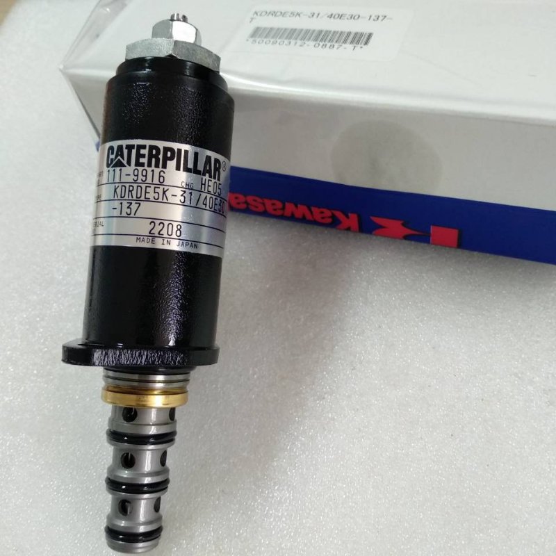 Genuine 111-9916 KDRDE5K-3140E30-137 Solenoid Valve For Caterpillar Excavator E320C E320D E325B
