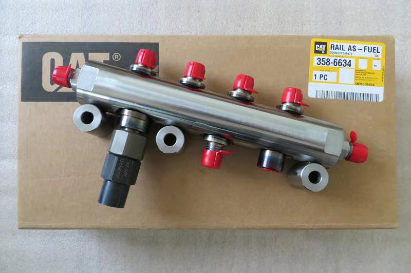NO.643 Fuel Common Rail Assy 438-3416/358-6634 For Caterpillar C6.4 Engine 320D 323D Excavator: