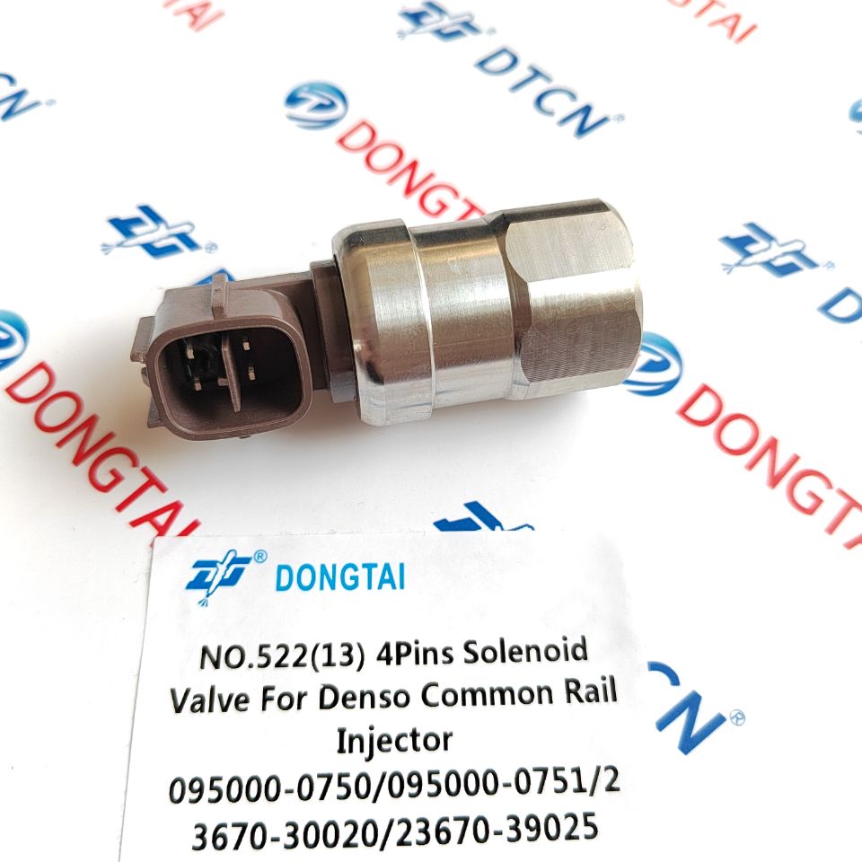 NO.522(13) 4Pin Solenoid Valve For Denso Common Rail Injector 095000-0750/095000-0751 23670-30020/ 23670-39025