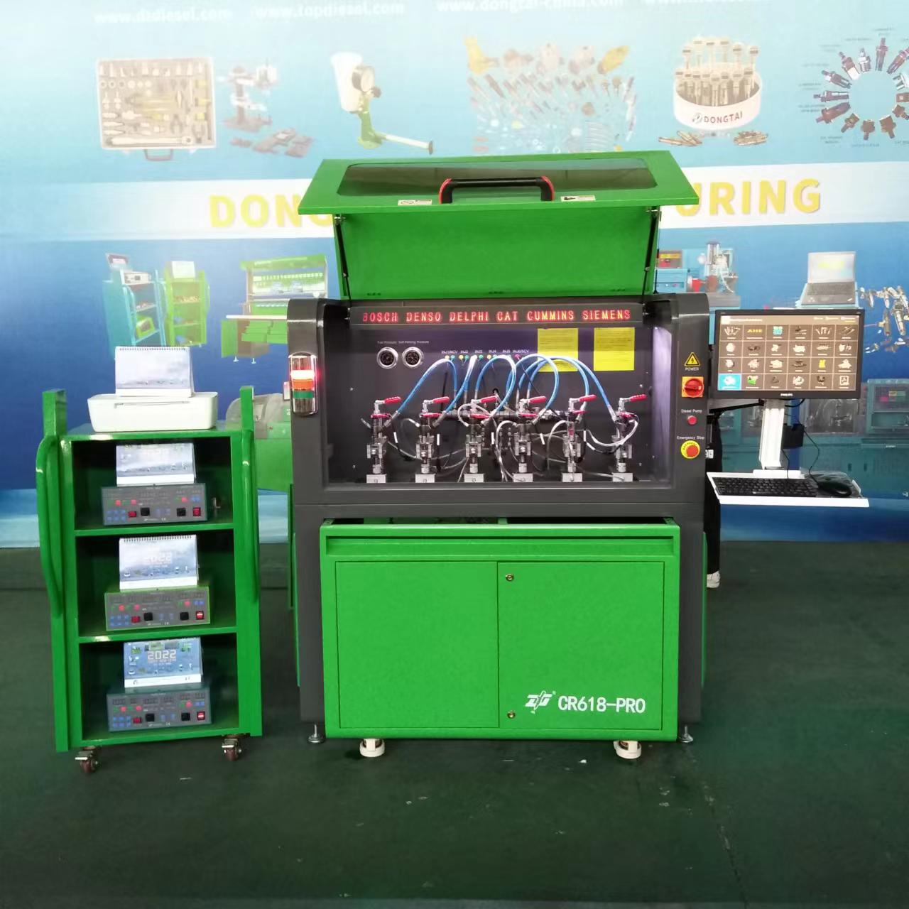 CR618-PRO CR+HEUI(2 HEUI Supports) Test Bench: Test 6 Injectors