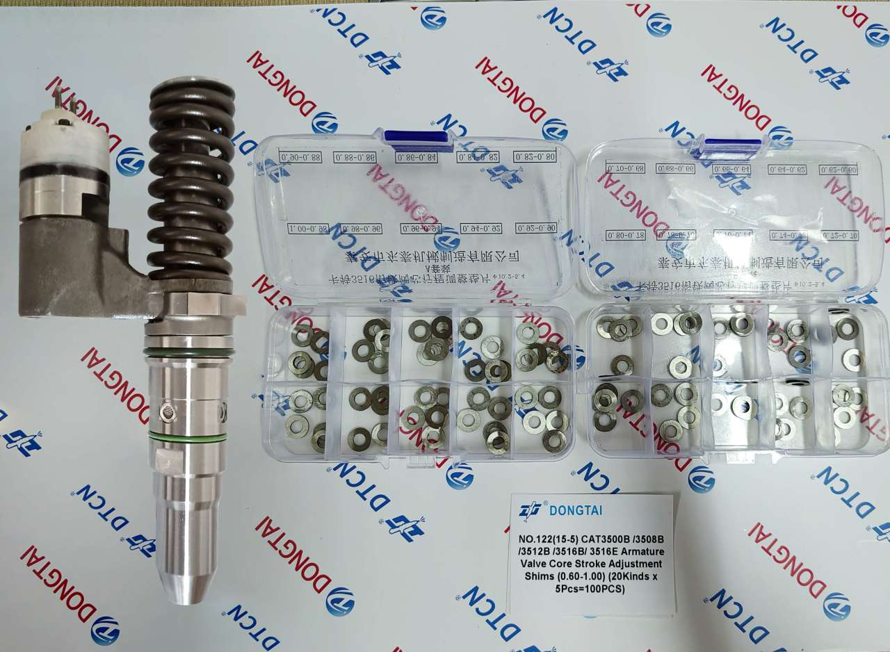 NO.122(15-5) CAT3500B/3508B/3512B/3516B/3516E Armature Valve Core Stroke Adjustment Shims(0.60-1.00)(20Kinds x 5Pcs=100PCS)