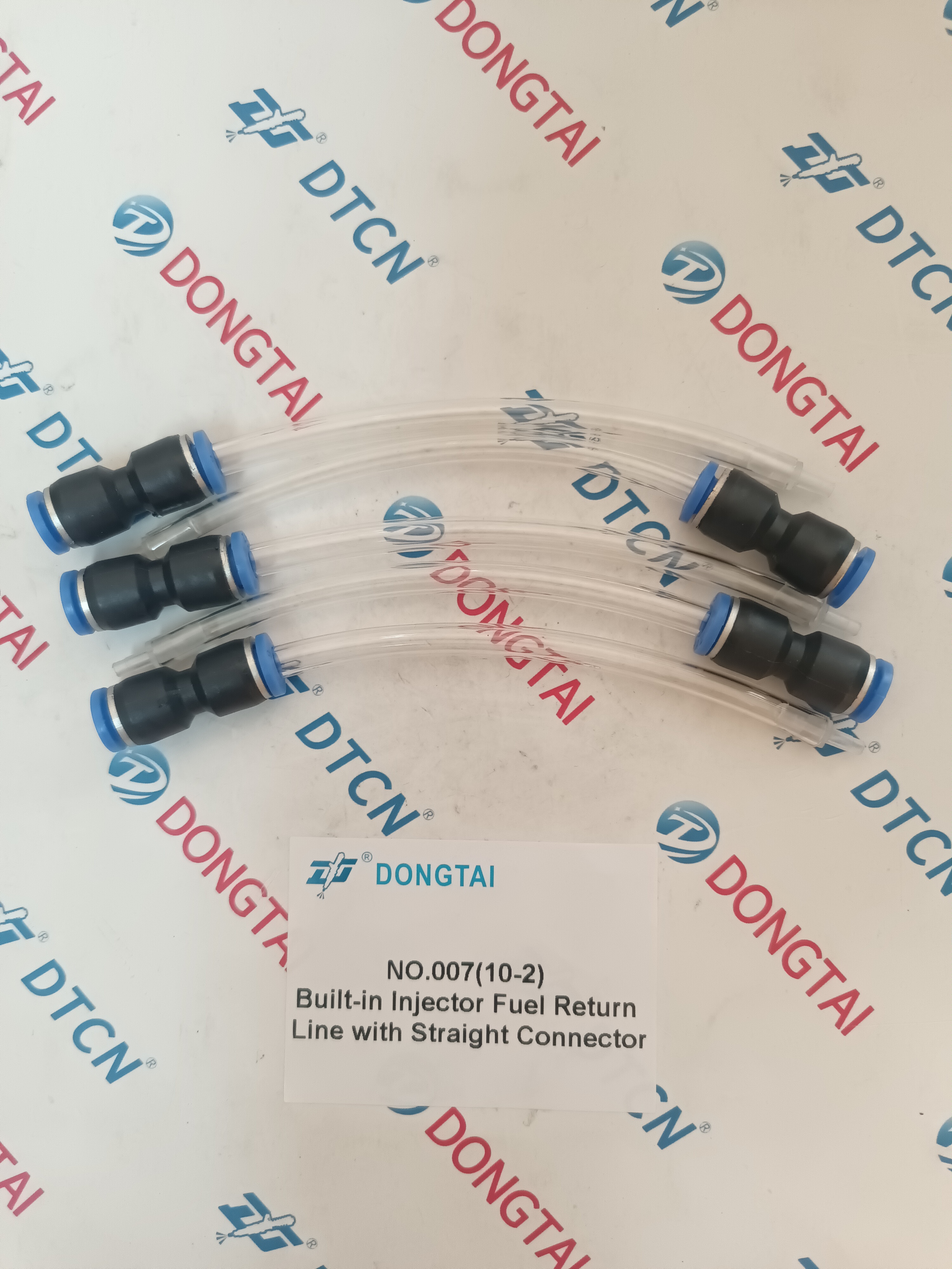NO.007(10-2) Built-in Injector  Fuel Return Line with  Straight Connector