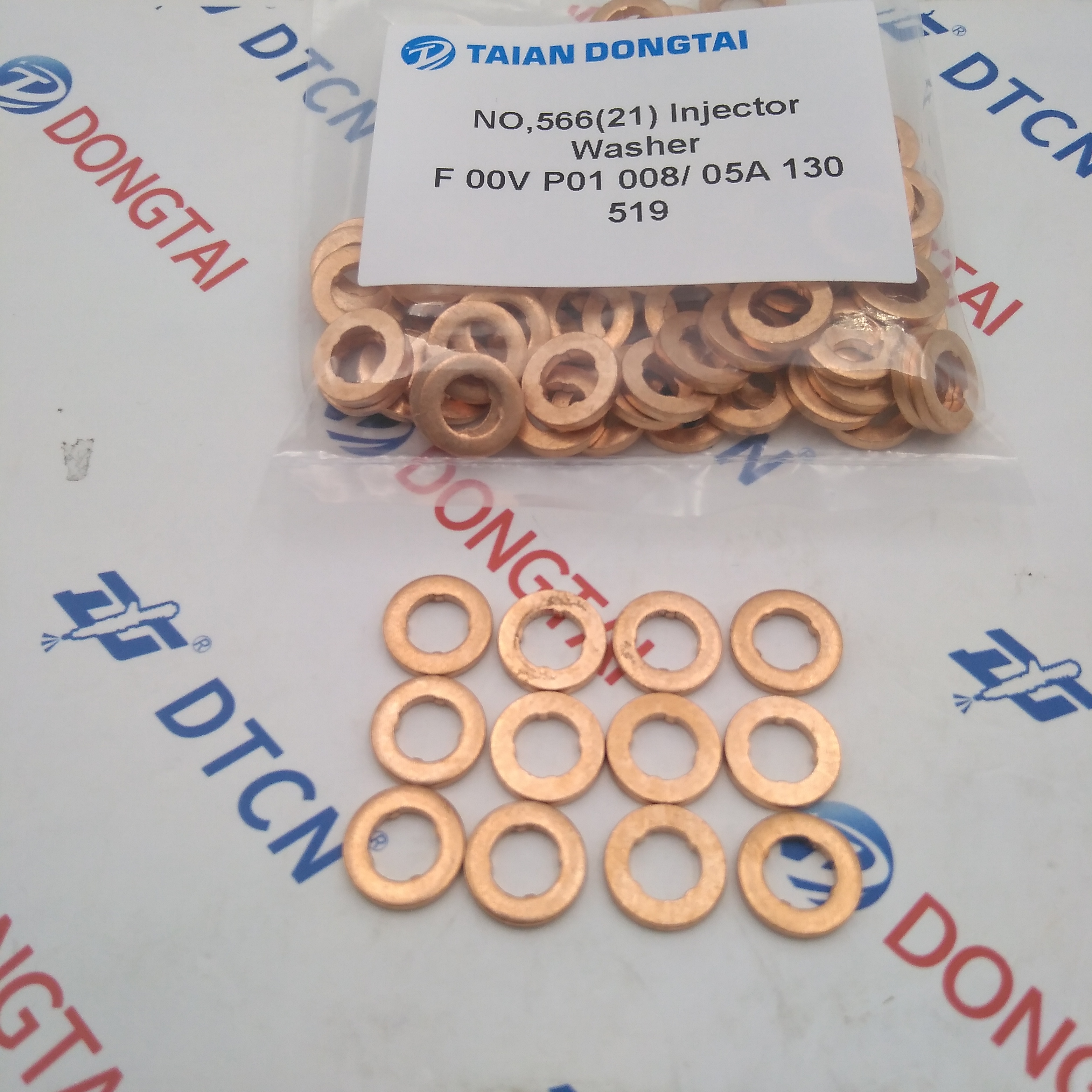 NO.566(21) injector washer F 00V P01 008/05A 130 519 7X13X2