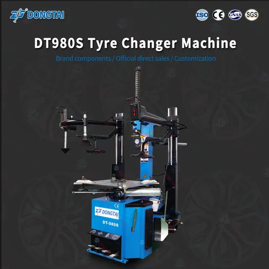 Dt-980s Tire Changer Fully Automatic Leverless Tire Changer and Balancer with CE